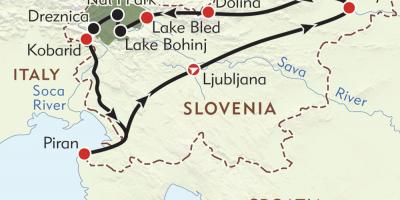המפה piran סלובניה
